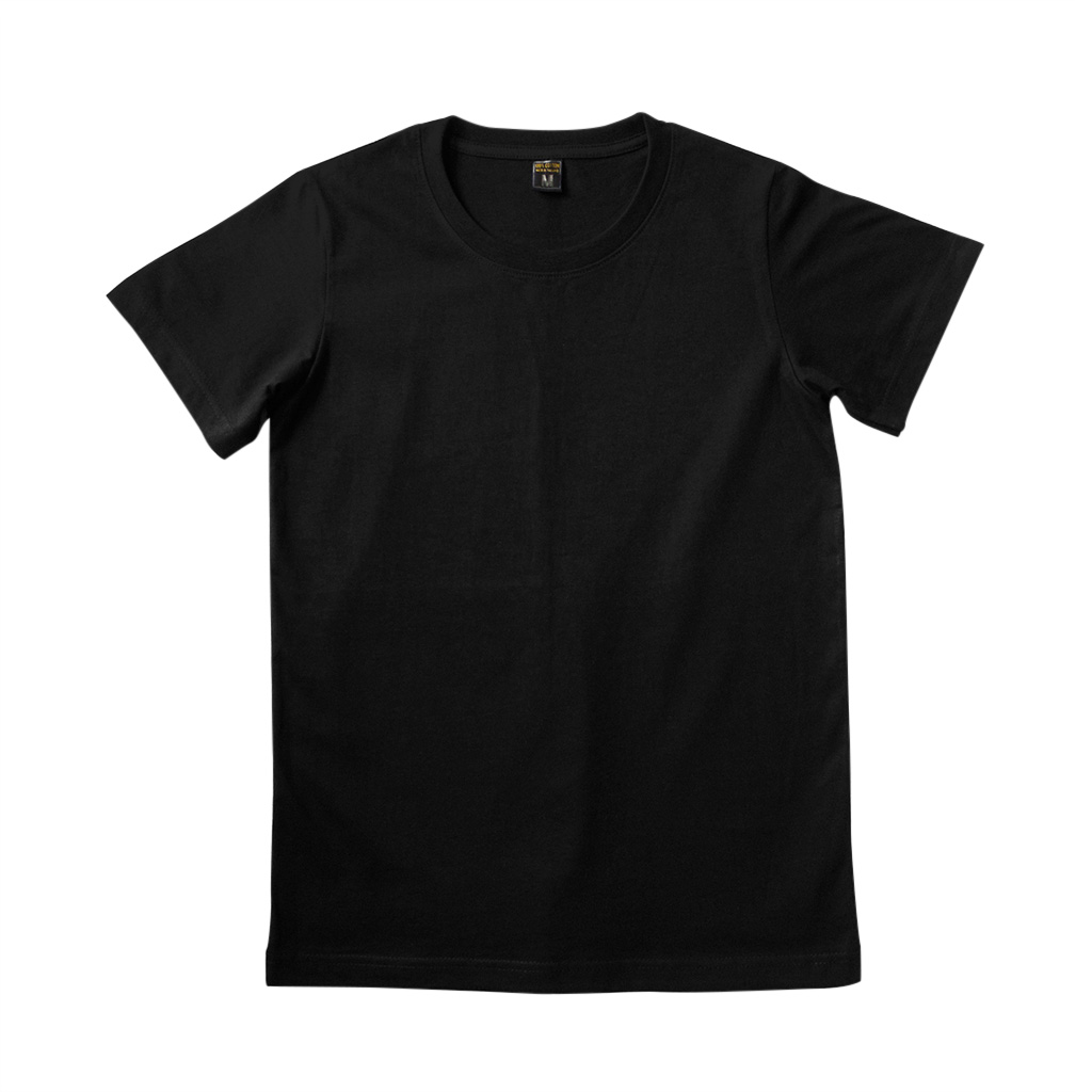 เสื้อยืดคอกลม (สีดำ) Cotton 100%