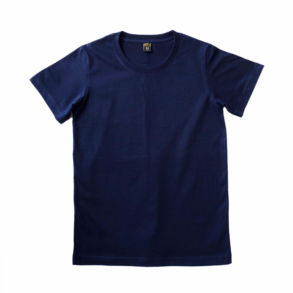 เสื้อยืดคอกลม (สีกรมท่า) Cotton 100%