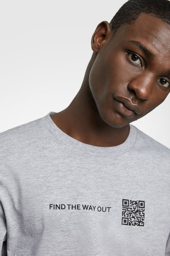 ลายเสื้อยืด qr code